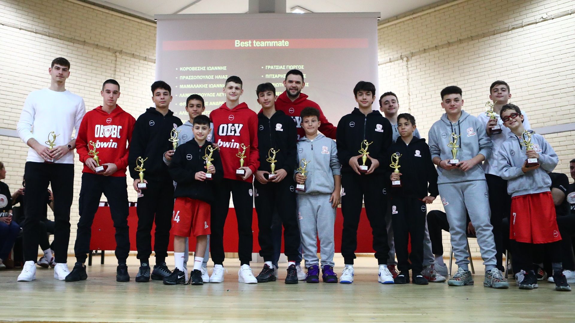 Βραβεύτηκε το μέλλον του Ολυμπιακού (vid)