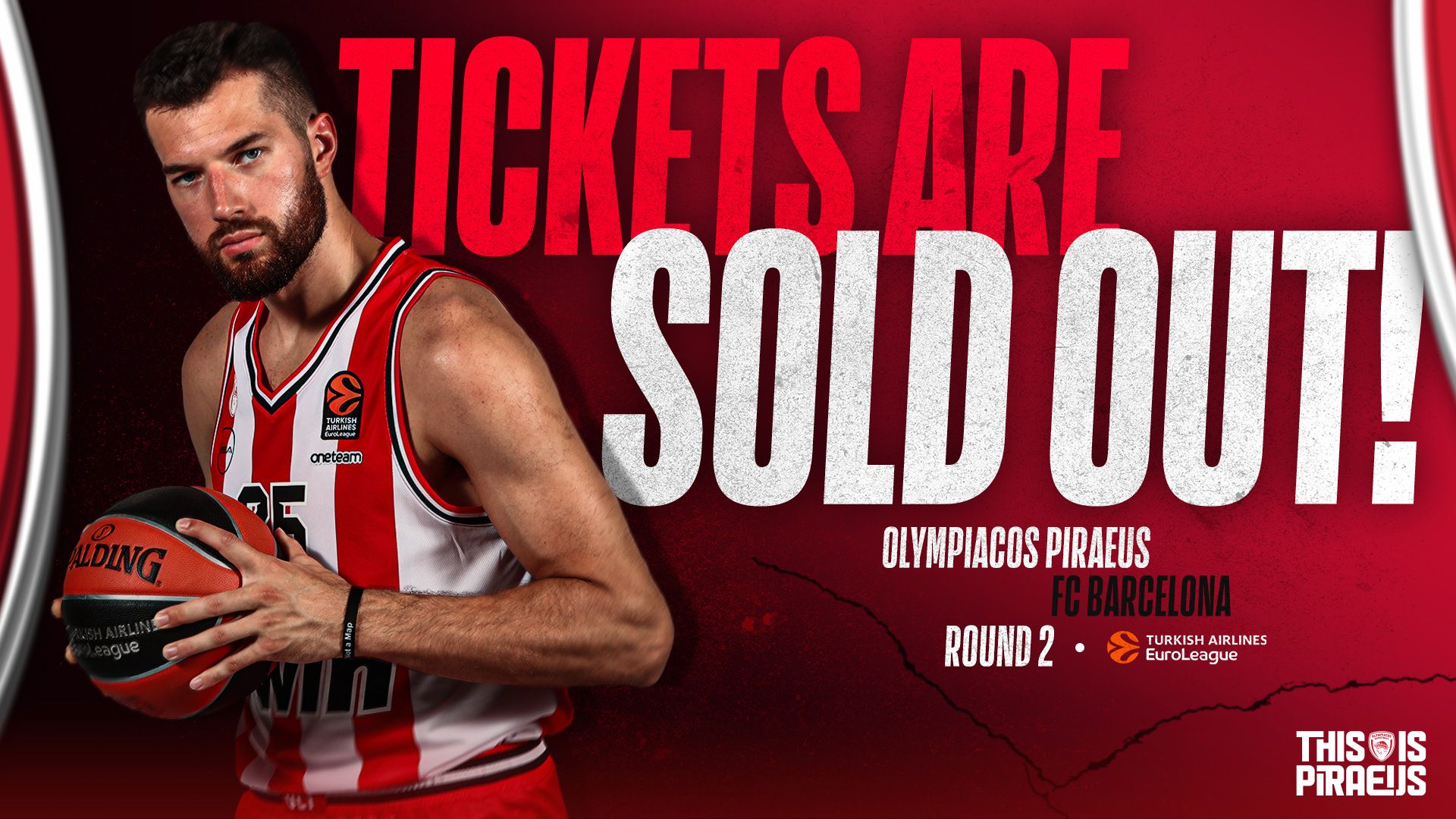 Sold out ο αγώνας με την Μπαρτσελόνα!