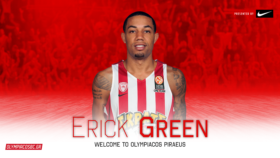 Olympiacos signs with Eric Green