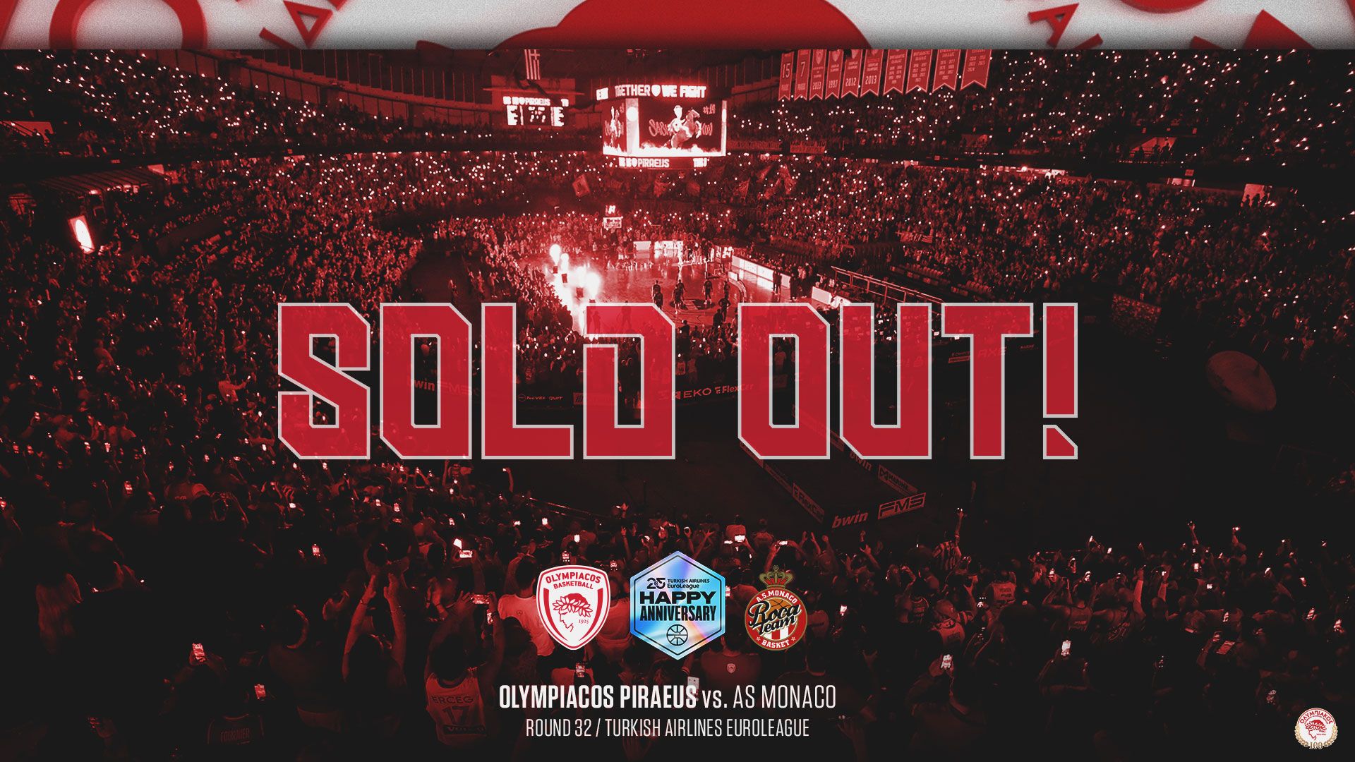 Sold Out ο αγώνας με την Μονακό