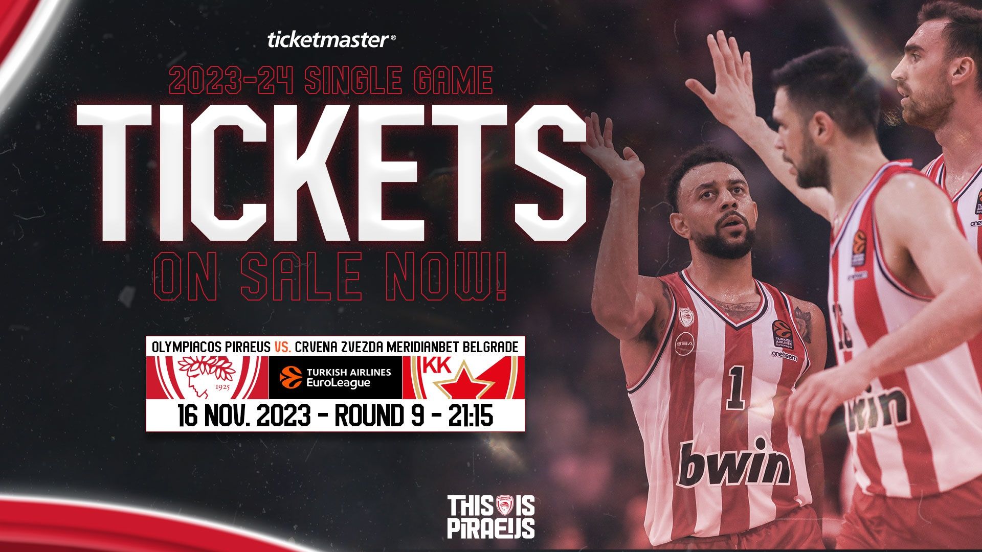 Τα εισιτήρια για τον αγώνα με τον Ερυθρό Αστέρα