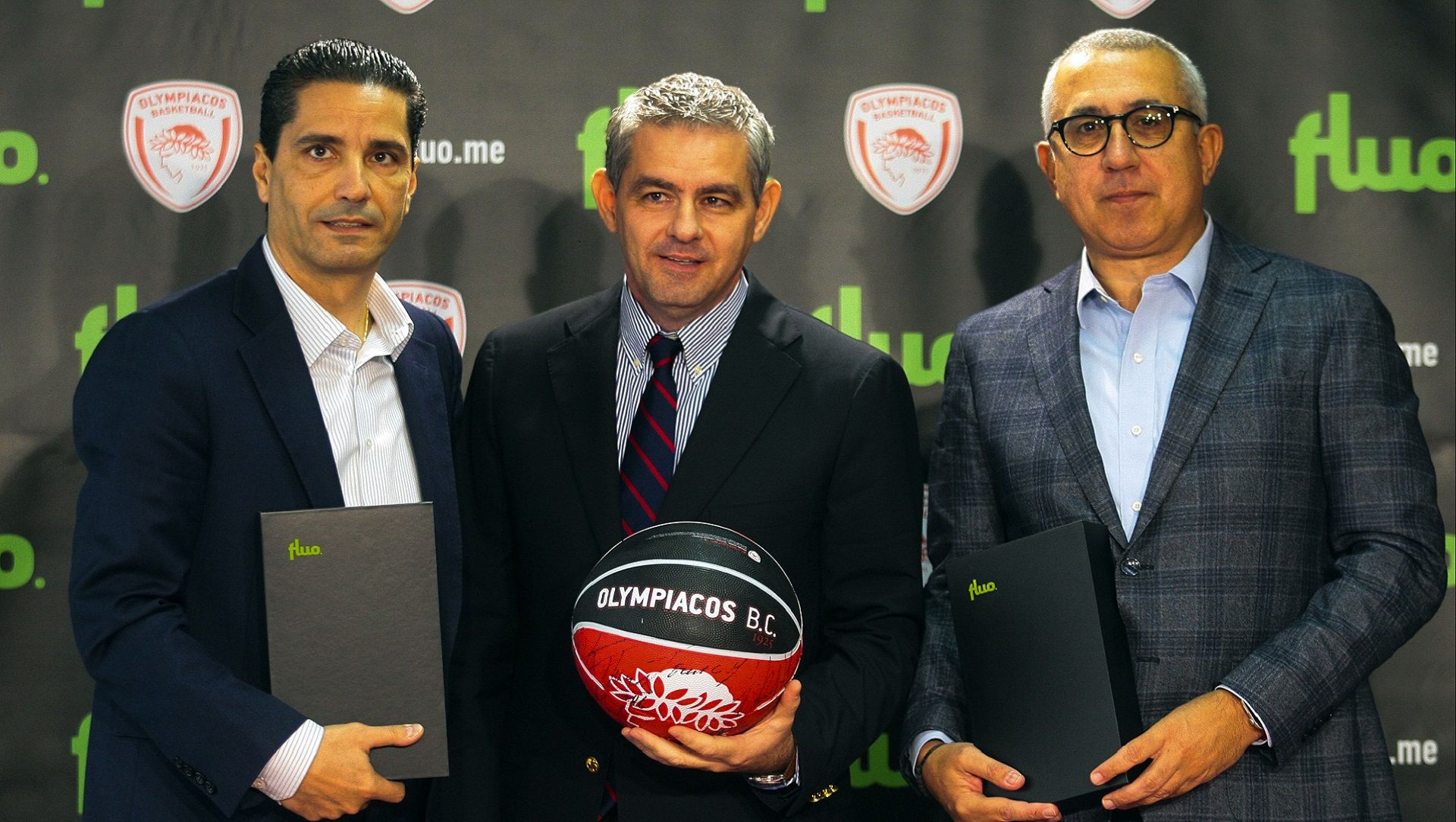 The press conference for the FLUO sponsorship