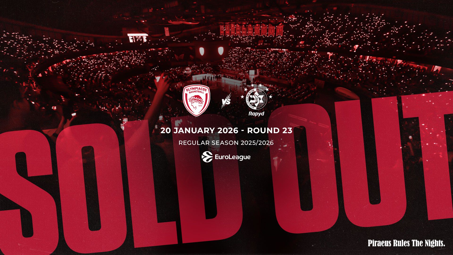 SOLD OUT ο αγώνας με την Μακάμπι!