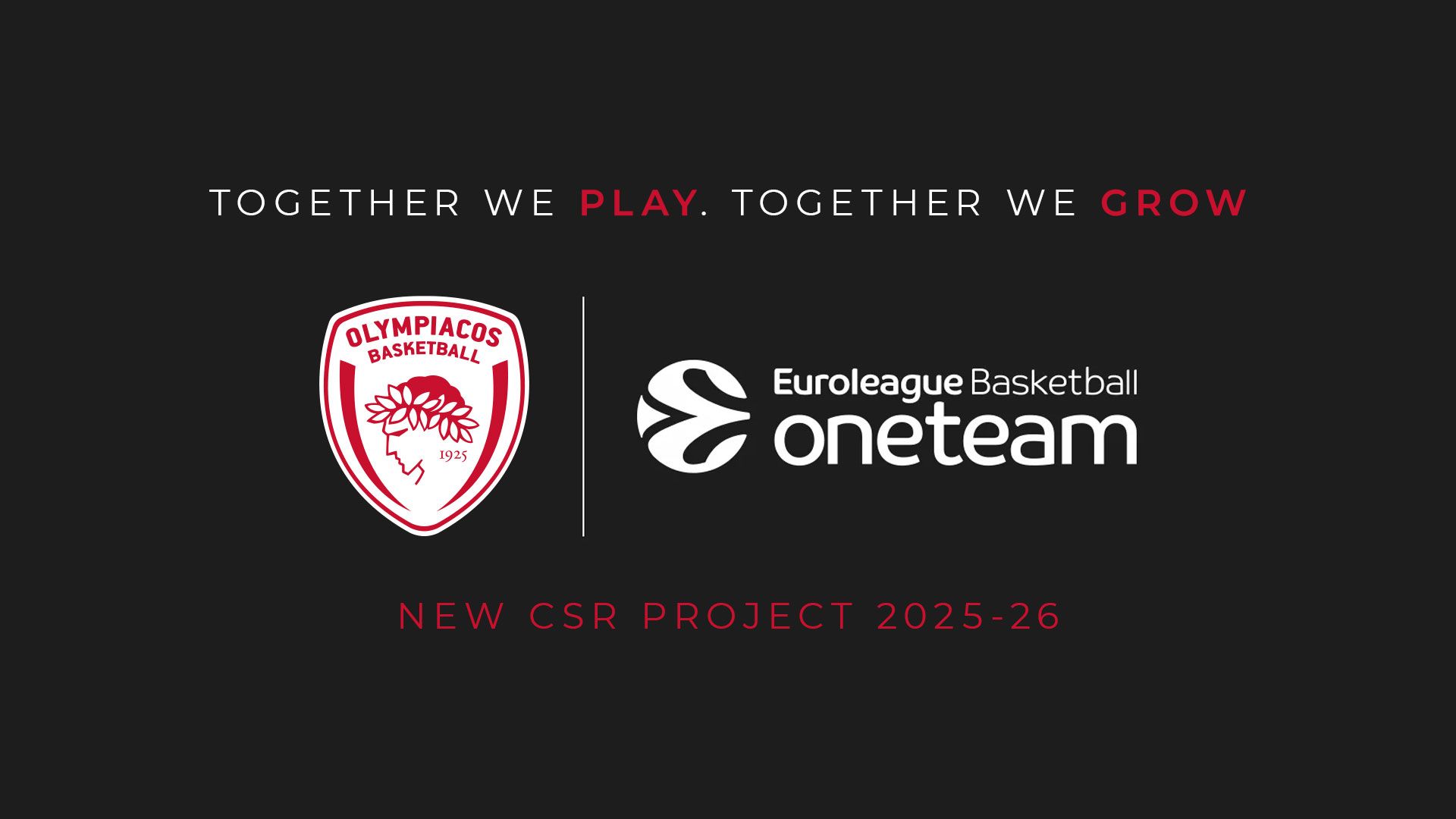 ONE TEAM 2025-26: NEW PROGRAM, NEW GOALS!