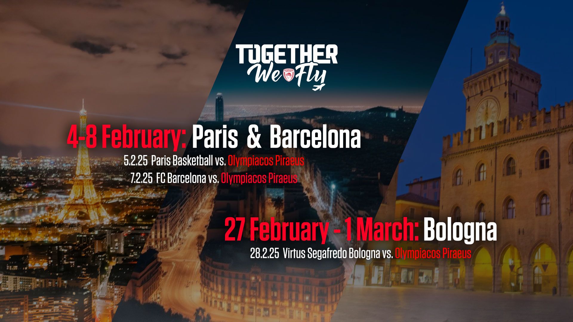 TogetherWeFly σε Παρίσι και Βαρκελώνη!