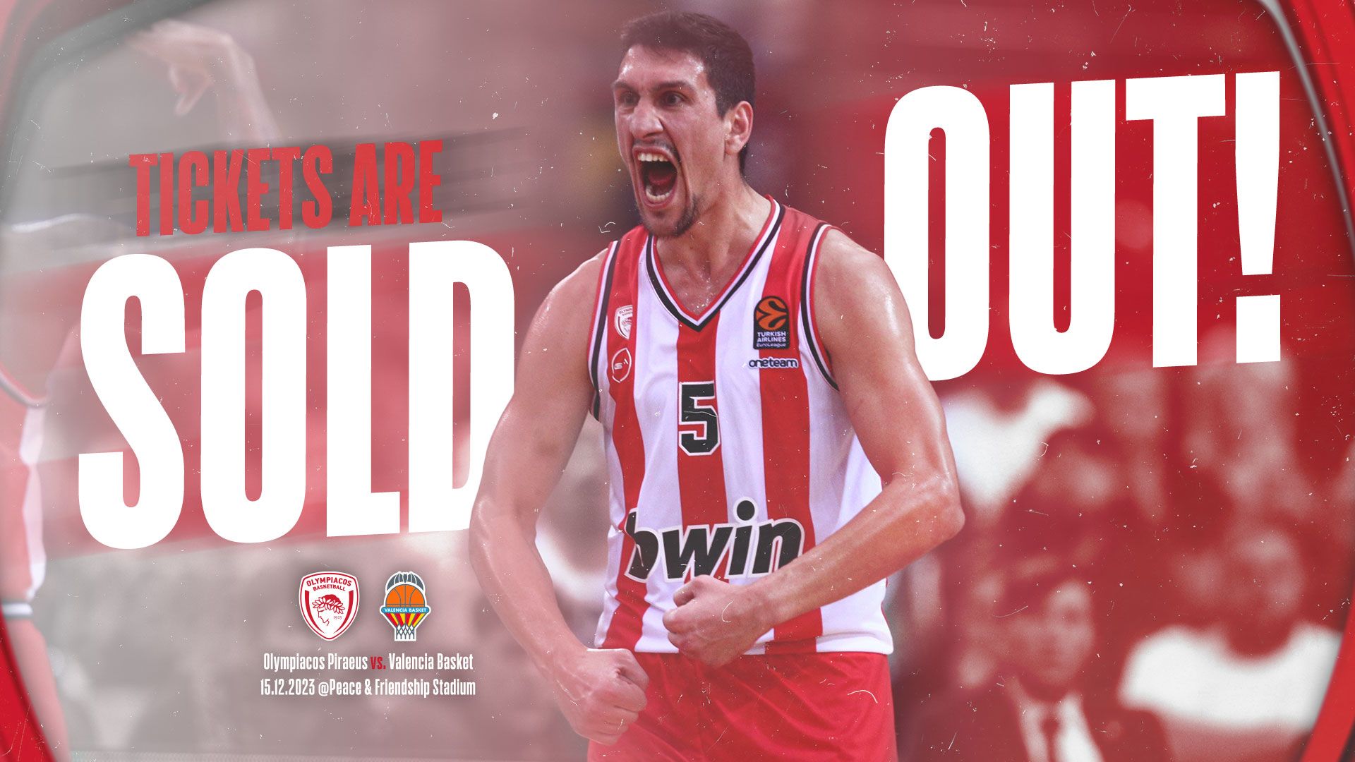 Sold out ο αγώνας με την Βαλένθια!
